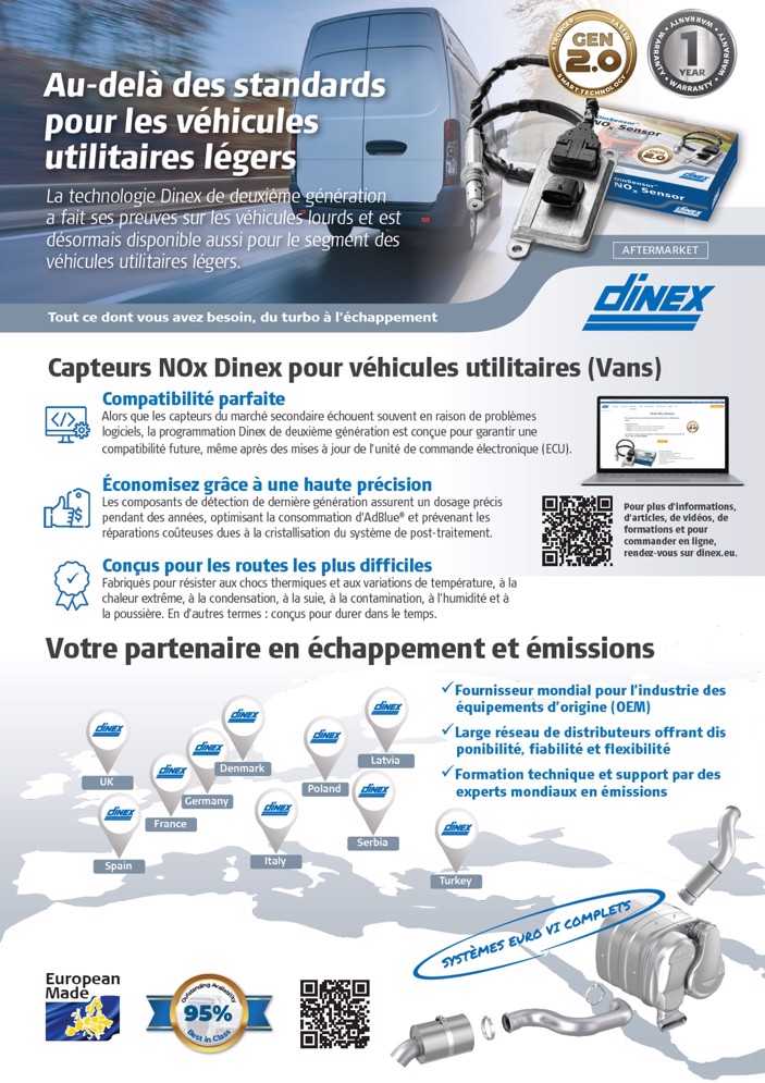 Sensori NOx per LCV/furgoni (Europa)
