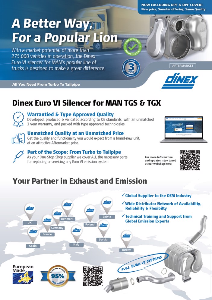 Euro VI Silencer for MAN TGS/TGX