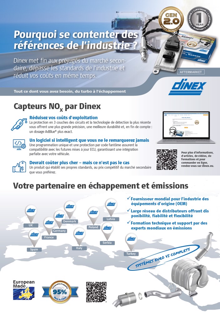 Sensori NOx per camion/autobus (Europa)